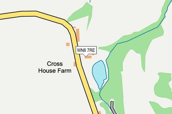 WN8 7RE map - OS OpenMap – Local (Ordnance Survey)