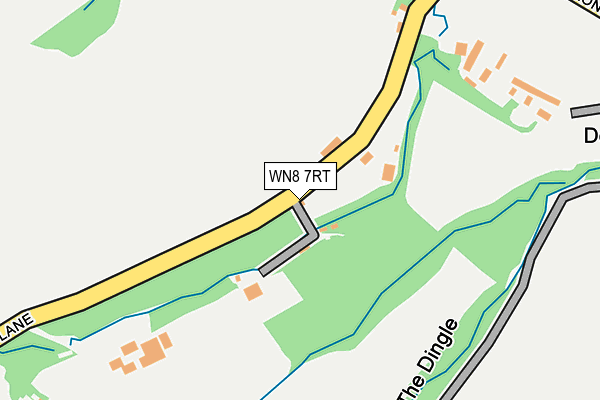 WN8 7RT map - OS OpenMap – Local (Ordnance Survey)