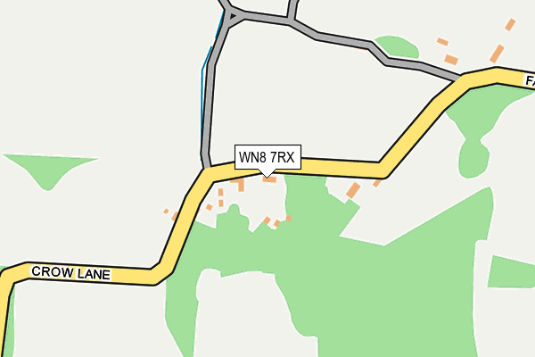 WN8 7RX map - OS OpenMap – Local (Ordnance Survey)