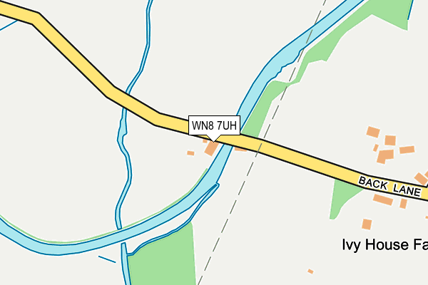 WN8 7UH map - OS OpenMap – Local (Ordnance Survey)