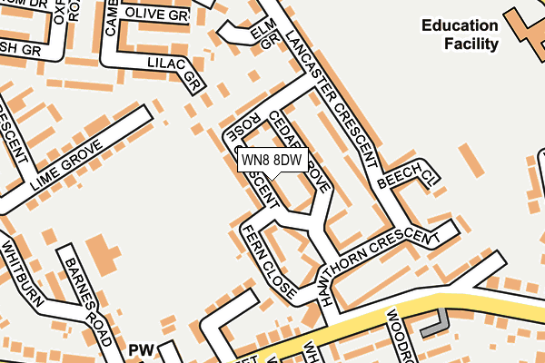 Map of ROSE CRESCENT 1965 LIMITED at local scale