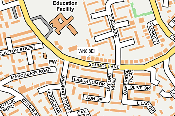 Map of SMITHY MEDICAL SERVICES LTD at local scale