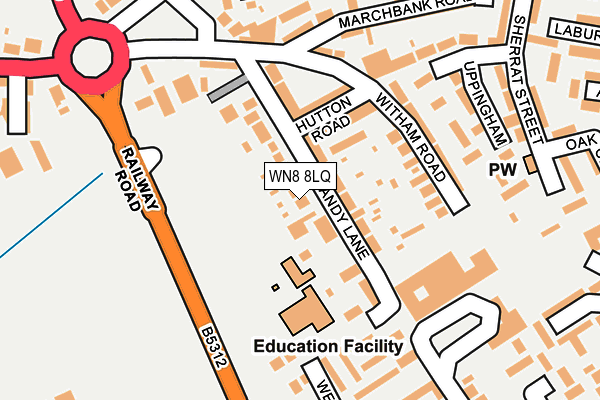 Map of LATHOM HEATING & PLUMBING LTD at local scale