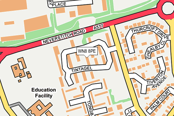 Map of THE LOFT OF KNOWLEDGE LIMITED at local scale