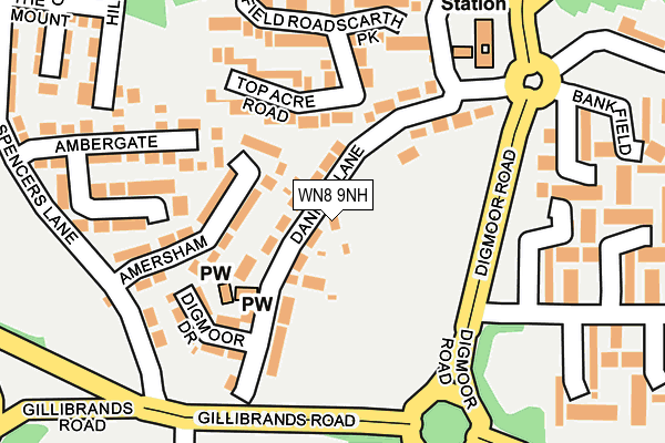 Map of WESTGATE FLOORING SUPPLY LIMITED at local scale