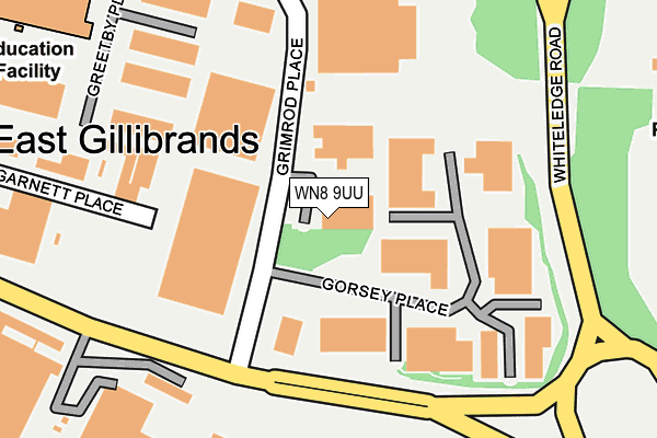 Map of HILLS PROPERTIES LIMITED at local scale