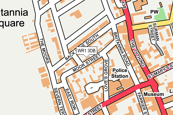 Map of CORNER HOUSE LEGAL SERVICES LIMITED at local scale