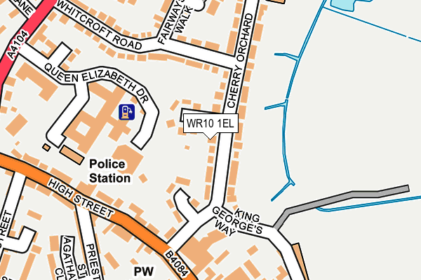 WR10 1EL map - OS OpenMap – Local (Ordnance Survey)