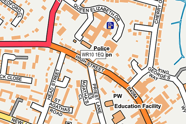 WR10 1EQ map - OS OpenMap – Local (Ordnance Survey)