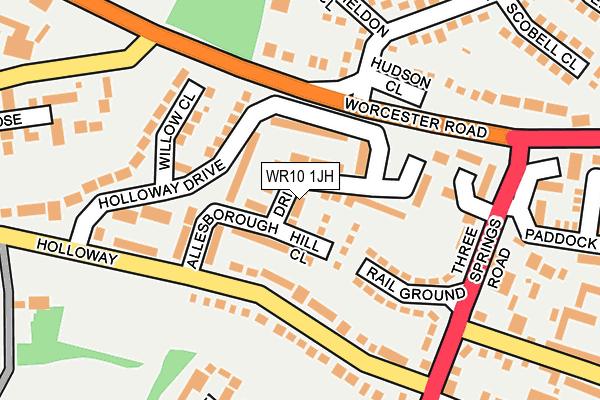 WR10 1JH map - OS OpenMap – Local (Ordnance Survey)