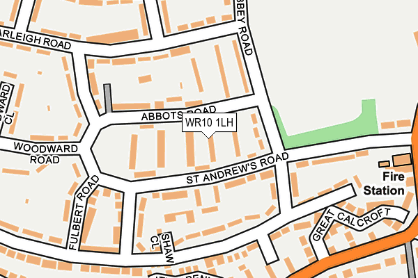 WR10 1LH map - OS OpenMap – Local (Ordnance Survey)