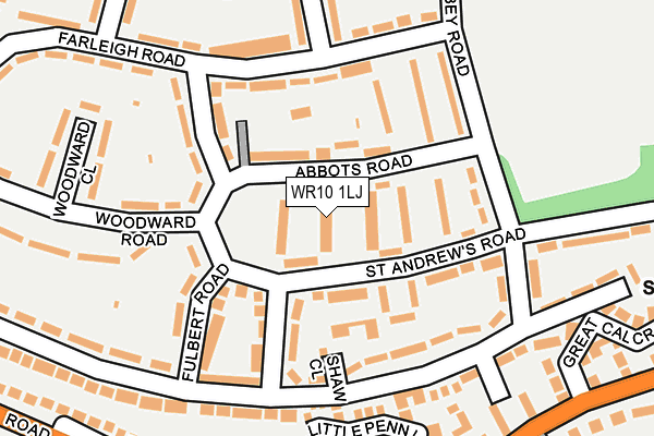 WR10 1LJ map - OS OpenMap – Local (Ordnance Survey)