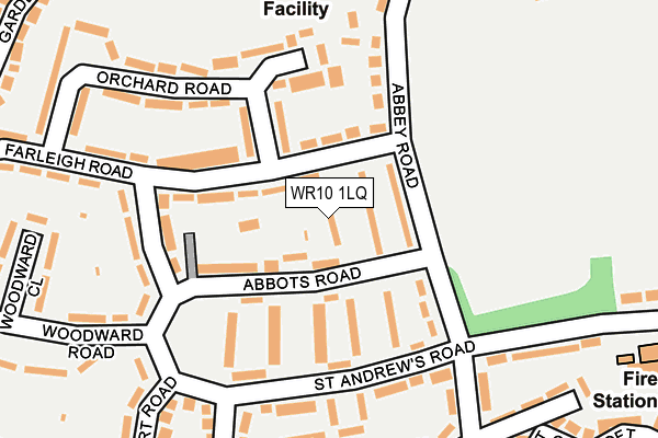 WR10 1LQ map - OS OpenMap – Local (Ordnance Survey)