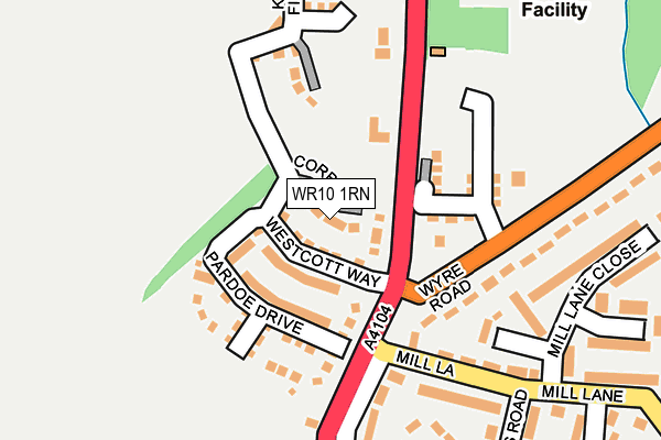 WR10 1RN map - OS OpenMap – Local (Ordnance Survey)