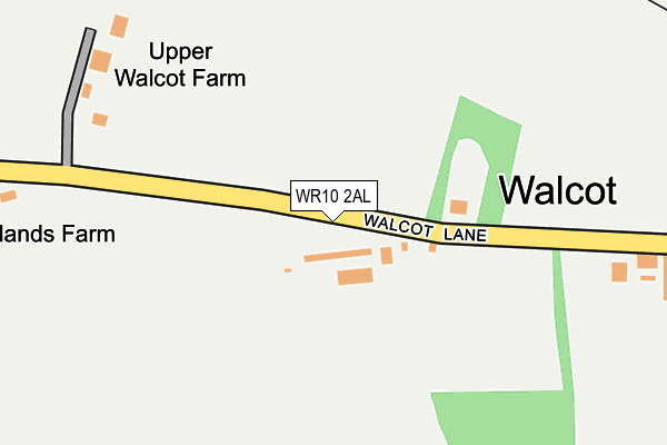WR10 2AL map - OS OpenMap – Local (Ordnance Survey)