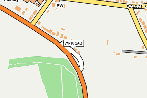 WR10 2AQ map - OS OpenMap – Local (Ordnance Survey)