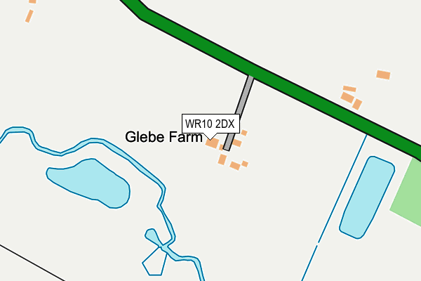 WR10 2DX map - OS OpenMap – Local (Ordnance Survey)