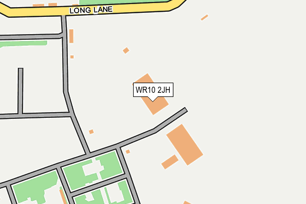 WR10 2JH map - OS OpenMap – Local (Ordnance Survey)