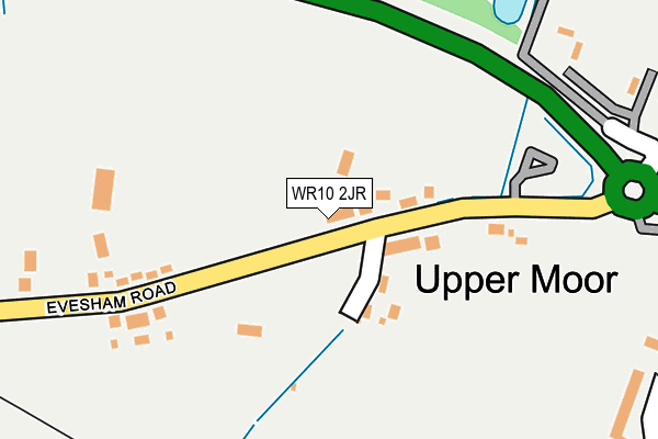 WR10 2JR map - OS OpenMap – Local (Ordnance Survey)