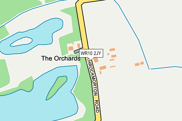 WR10 2JY map - OS OpenMap – Local (Ordnance Survey)