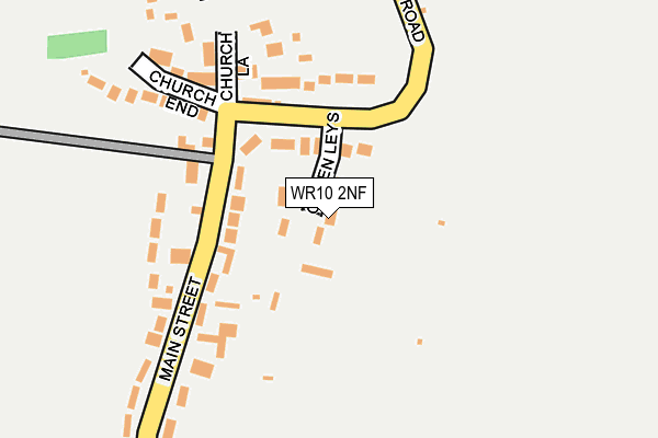 WR10 2NF map - OS OpenMap – Local (Ordnance Survey)