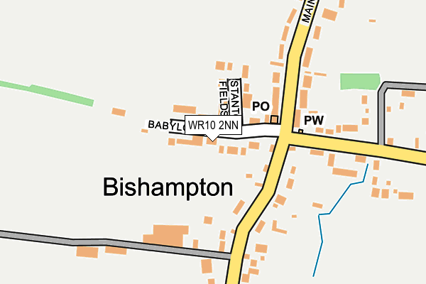 WR10 2NN map - OS OpenMap – Local (Ordnance Survey)