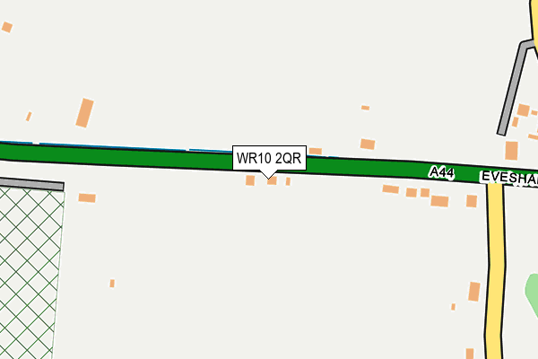 WR10 2QR map - OS OpenMap – Local (Ordnance Survey)