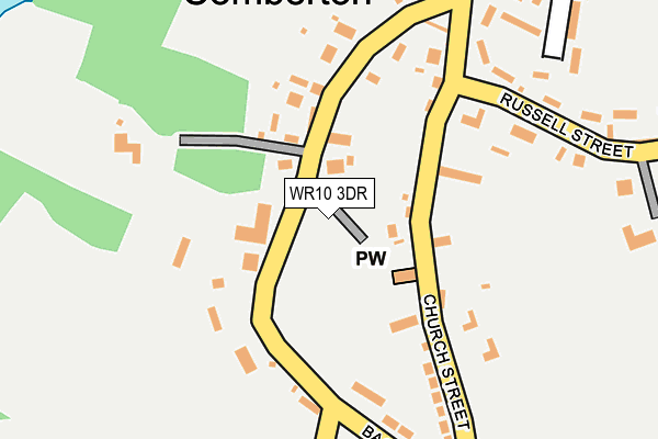 WR10 3DR map - OS OpenMap – Local (Ordnance Survey)