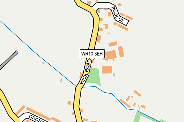 WR10 3EH map - OS OpenMap – Local (Ordnance Survey)