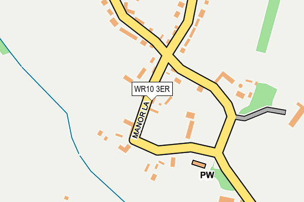 WR10 3ER map - OS OpenMap – Local (Ordnance Survey)