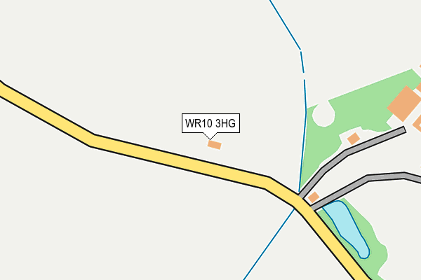 WR10 3HG map - OS OpenMap – Local (Ordnance Survey)