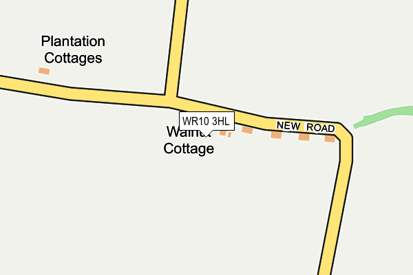 WR10 3HL map - OS OpenMap – Local (Ordnance Survey)