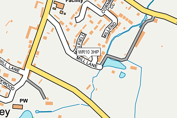 WR10 3HP map - OS OpenMap – Local (Ordnance Survey)