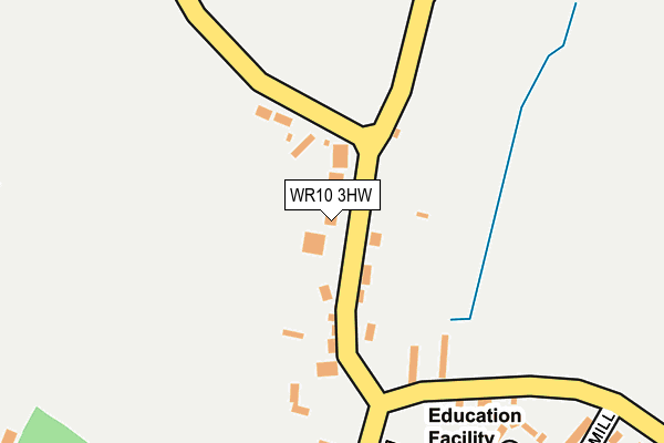 WR10 3HW map - OS OpenMap – Local (Ordnance Survey)