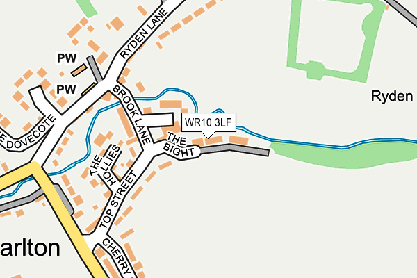 WR10 3LF map - OS OpenMap – Local (Ordnance Survey)