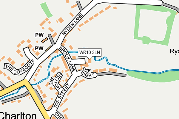 WR10 3LN map - OS OpenMap – Local (Ordnance Survey)