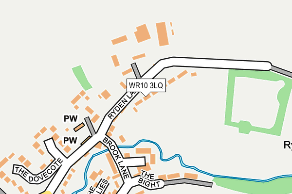WR10 3LQ map - OS OpenMap – Local (Ordnance Survey)