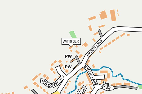 WR10 3LR map - OS OpenMap – Local (Ordnance Survey)
