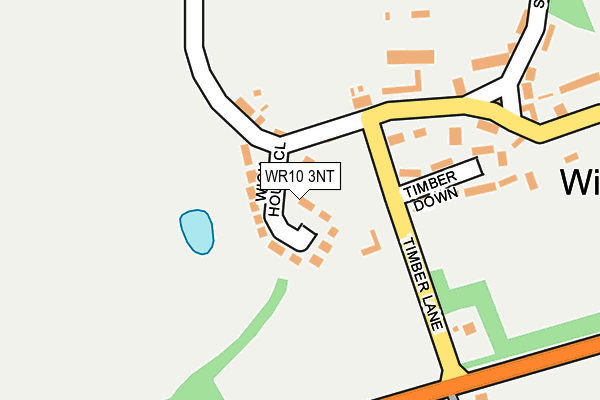 WR10 3NT map - OS OpenMap – Local (Ordnance Survey)