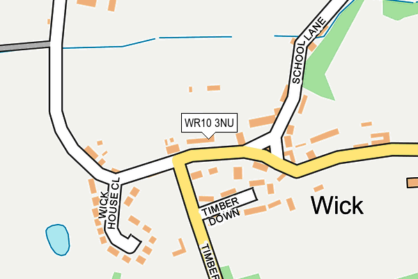 WR10 3NU map - OS OpenMap – Local (Ordnance Survey)