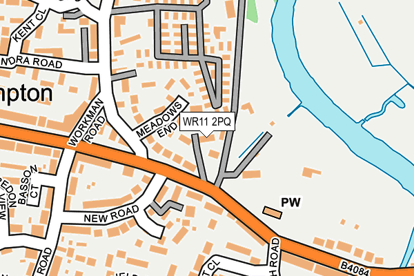 WR11 2PQ map - OS OpenMap – Local (Ordnance Survey)