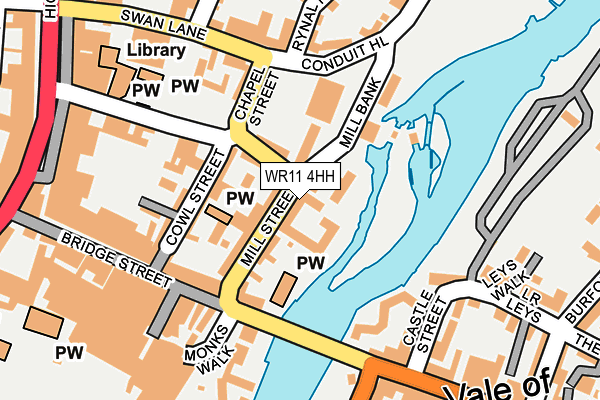 WR11 4HH map - OS OpenMap – Local (Ordnance Survey)