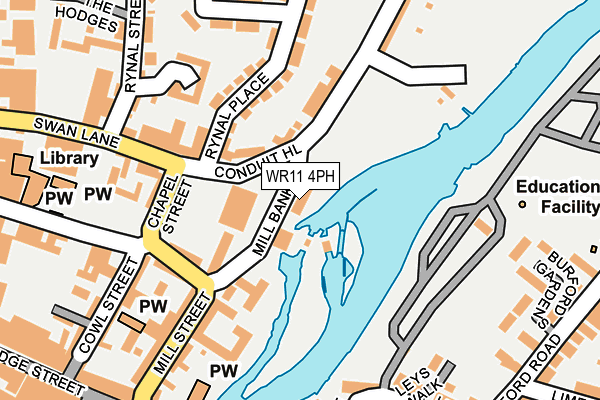 WR11 4PH map - OS OpenMap – Local (Ordnance Survey)