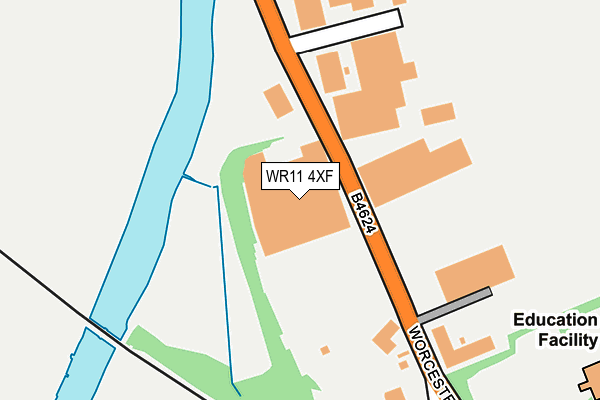 WR11 4XF map - OS OpenMap – Local (Ordnance Survey)