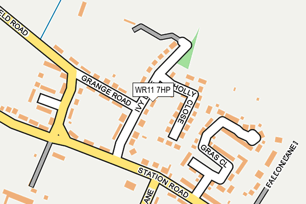 WR11 7HP map - OS OpenMap – Local (Ordnance Survey)