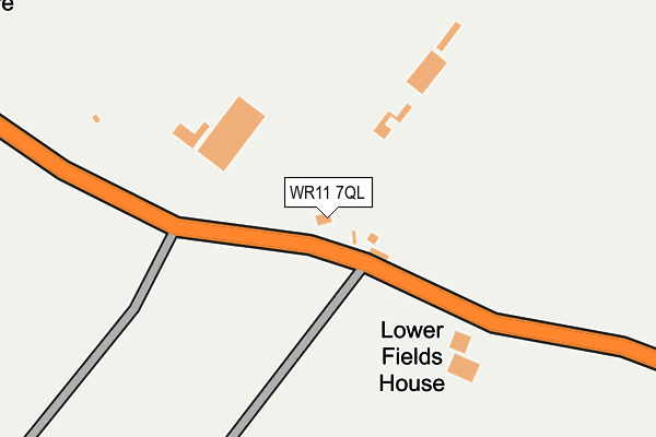 WR11 7QL map - OS OpenMap – Local (Ordnance Survey)