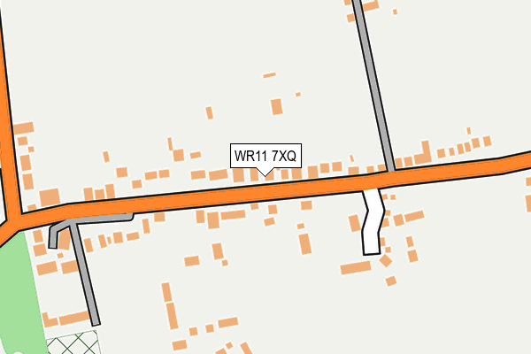 WR11 7XQ map - OS OpenMap – Local (Ordnance Survey)