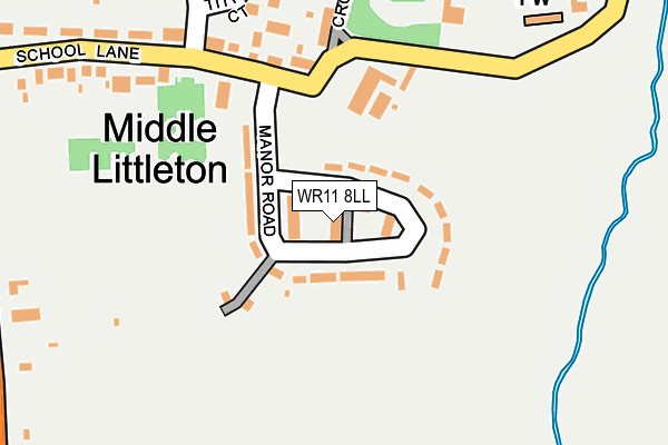 Map of LITTLETON VAN SERVICES LTD at local scale