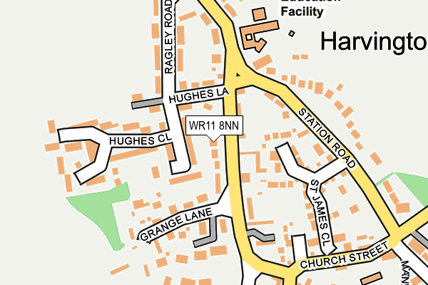 WR11 8NN map - OS OpenMap – Local (Ordnance Survey)