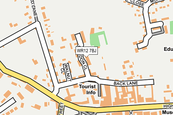 Map of ROBERT BROWN GYMNASIUMS LTD at local scale